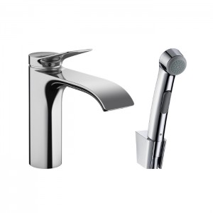 Hansgrohe Vivenis Смеситель для раковины, 1 отв., с набором для биде и со шлангом 160см., цвет: хром Hansgrohe Vivenis Смеситель для раковины, 1 отв., с набором для биде и со шлангом 160см., цвет: хром