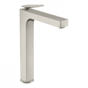 Axor Citterio Смеситель для раковины 280, хр, на 1 отв., с донным клапаном, высокий, цвет: сталь