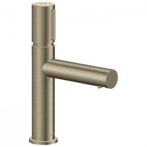 Axor Uno Смеситель для раковины 110, на 1 отв., излив 123мм, с незапираемым донным клапаном, цвет: шлифованный никель