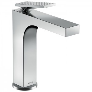 Axor Citterio Смеситель для раковины, 1 отв., излив h160мм, с текстурой, цвет: хром