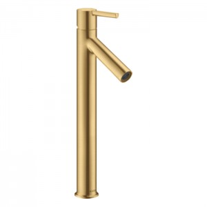Axor Starck Смеситель для раковины 250, на 1 отв., высокий, цвет: шлифованное золото