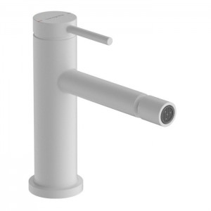Hansgrohe Tecturis S Смеситель для биде, 1 отв., с донным клапаном, цвет: белый матовый Hansgrohe Tecturis S Смеситель для биде, 1 отв., с донным клапаном, цвет: белый матовый
