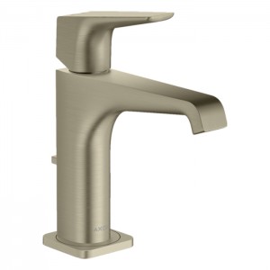 Axor Citterio E Смеситель для раковины 125, на 1 отв., с донным клапаном, цвет: шлифованный никель