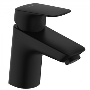 Hansgrohe Logis Смеситель для раковины, 1 отв., с донным клапаном Push-Open, цвет: черный матовый Hansgrohe Logis Смеситель для раковины, 1 отв., с донным клапаном Push-Open, цвет: черный матовый