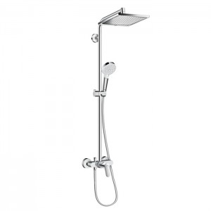Hansgrohe Crometta E 240 SHP Душевая система 102см, с верхним душем 240х240мм., ручным дешем и однорычажным семесителем, цвет: хром ЦЕНА по АКЦИИ Hansgrohe Crometta E 240 SHP Душевая система 102см, с верхним душем 240х240мм., ручным дешем и однорычажным семесителем, цвет: хром ЦЕНА по АКЦИИ