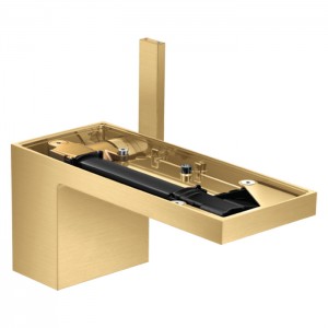Axor MyEdition Смеситель для раковины 70, на 1 отв., без панели, цвет: шлифованное золото