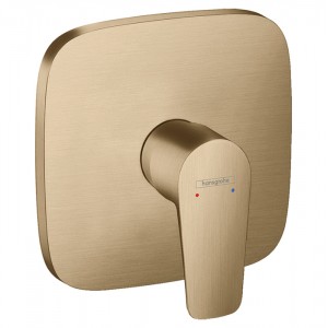 Hansgrohe Talis E Смеситель для душа, встраиваемый, внешняя часть, цвет: шлифованная бронза Hansgrohe Talis E Смеситель для душа, встраиваемый, внешняя часть, цвет: шлифованная бронза