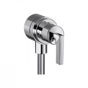 Axor Citterio, Шланговое подсоединение Fixfit Stop, с рычаговой рукояткой, цвет: хром