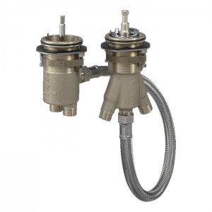 Hansgrohe Скрытая часть термостата на край ванны, на 2 отверстия Hansgrohe Скрытая часть термостата на край ванны, на 2 отверстия