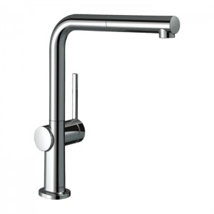 Hansgrohe Talis Смесиетель для раковины, на 1 отв., с выдвижным изливом, цвет: хром Hansgrohe Talis Смесиетель для раковины, на 1 отв., с выдвижным изливом, цвет: хром