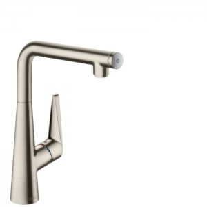 Hansgrohe Talis M51 Смеситель для кухни на 1 отв, поворотный излив: 18.5см с вытяжным душем, 2jet, h:15.2см, цвет: нержавейка Hansgrohe Talis M51 Смеситель для кухни на 1 отв, поворотный излив: 18.5см с вытяжным душем, 2jet, h:15.2см, цвет: нержавейка