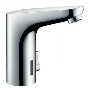 Hansgrohe Focus Смеситель для раковины, электронный, с регулировкой температуры, питание от батареек, цвет: хром Hansgrohe Focus Смеситель для раковины, электронный, с регулировкой температуры, питание от батареек, цвет: хром