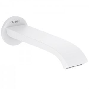 Hansgrohe Vivenis Излив для ванны, настенный, цвет: белый матовый Hansgrohe Vivenis Излив для ванны, настенный, цвет: белый матовый