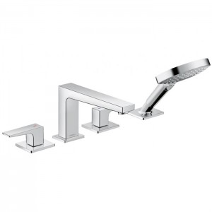 Hansgrohe Metropol смеситель на край ванны, на 4 от.в., цвет: хром Hansgrohe Metropol смеситель на край ванны, на 4 от.в., цвет: хром