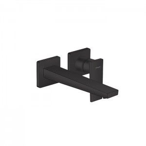 Hansgrohe Metropol Встраиваемый смеситель для раковины, излив 225мм, внешняя часть, цвет: черный матовый Hansgrohe Metropol Встраиваемый смеситель для раковины, излив 225мм, внешняя часть, цвет: черный матовый