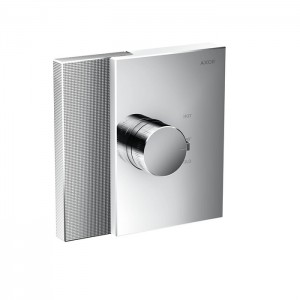 Axor Edge Смеситель для душа Highflow, встраиваемый, термостат, на 1 источник, алмазная огранка, внешняя часть, цвет: хром