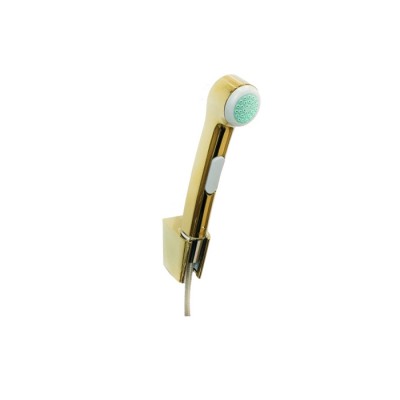 Hansgrohe Гигиенический душ 1jet, со шлангом 1.25м и настенным держателем, цвет: полированное золото
