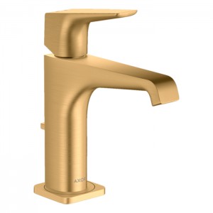 Axor Citterio E Смеситель для раковины 125, на 1 отв., с донным клапаном, цвет: шлифованная медь