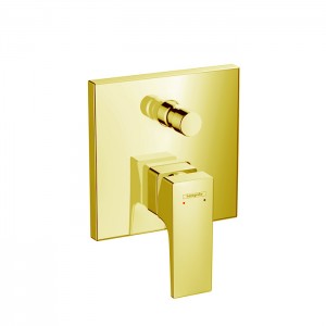 Hansgrohe Metropol Встраиваемый смеситель для ванны с переключателем, внешняя часть, цвет: золото Hansgrohe Metropol Встраиваемый смеситель для ванны с переключателем, внешняя часть, цвет: золото