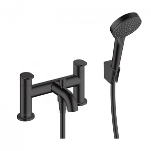 Hansgrohe Vernis Blend Смеситель на край ванны, на 2 отв, цвет: матовый черный Hansgrohe Vernis Blend Смеситель на край ванны, на 2 отв, цвет: матовый черный