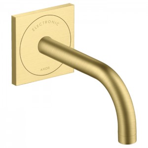Axor Uno² Смеситель для раковины, встраиваемый, электронный, излив: 16.5см., цвет: шлифованная медь