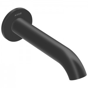 Axor Uno Излив на ванну 17.8см., настенный, цвет: черный матовый