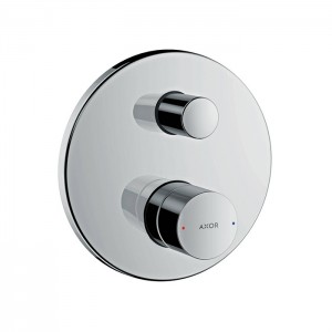 Axor Uno Встраиваемый термостат для ванны, 1 потреб, внешняя часть, цвет: хром