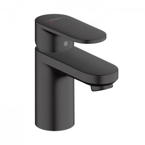 Hansgrohe Vernis Blend Смеситель для раковины, излив 70 мм, с донным клапаном, цвет: матовый черный Hansgrohe Vernis Blend Смеситель для раковины, излив 70 мм, с донным клапаном, цвет: матовый черный