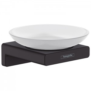 Hansgrohe AddStoris Мыльница, цвет: черный матовый Hansgrohe AddStoris Мыльница, цвет: черный матовый