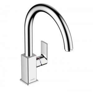 Hansgrohe Vernis Shape M35 Смеситель для раковины, однорычажный, излив 260 мм, цвет: хром Hansgrohe Vernis Shape M35 Смеситель для раковины, однорычажный, излив 260 мм, цвет: хром
