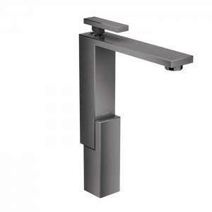 Axor Edge Смеситель для раковины, на 1 отв., с донным клапаном push/open, излив 180мм, цвет: черный