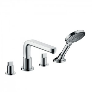 Hansgrohe Metris S Смеситель на борт ванны, на 4 отв., цвет: хром Hansgrohe Metris S Смеситель на борт ванны, на 4 отв., цвет: хром