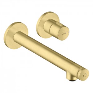 Axor Uno Select Смеситель для раковины, встраиваемый, излив: 22.1см., цвет: шлифованная медь