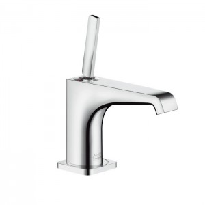 Axor Citterio E, Смеситель для маленькойраковины 90, однорычажный,неперекрываемый сливнойгарнитур, цвет: хром