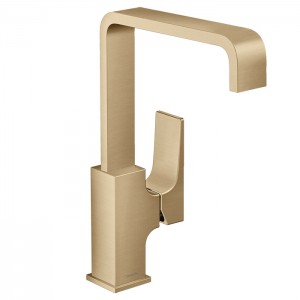 Hansgrohe Metropol Смеситель для раковины, на 1 отв, с донным клапаном, излив: 16.5см, цвет: шлифованная бронза Hansgrohe Metropol Смеситель для раковины, на 1 отв, с донным клапаном, излив: 16.5см, цвет: шлифованная бронза