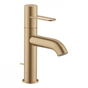 Axor Uno Смеситель для раковины 100, на 1 отв., с донным клапаном, цвет: шлифованная бронза