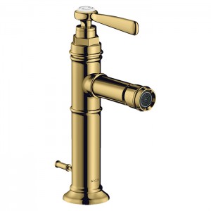 Axor Montreux Смеситель для биде, на 1 отв., с донным клапаном, цвет: полированное золото