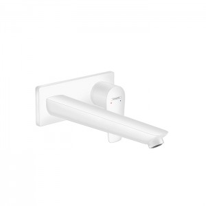 Hansgrohe Talis E Встраиваемый смеситель для раковины, излив 225мм, внешняя часть, цвет: белый матовый Hansgrohe Talis E Встраиваемый смеситель для раковины, излив 225мм, внешняя часть, цвет: белый матовый