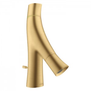 Axor Starck Organic Смеситель для раковины 50, на 1 отв., с донным клапаном, цвет: шлифованное золото