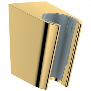 Hansgrohe Porter S Держатель ручного душа, настенный, цвет: полированное золото Hansgrohe Porter S Держатель ручного душа, настенный, цвет: полированное золото