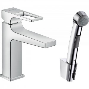 Hansgrohe Metropol Смеситель для биде, на 1 отв., с ручным душем, цвет: хром Hansgrohe Metropol Смеситель для биде, на 1 отв., с ручным душем, цвет: хром