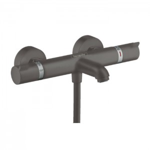 Hansgrohe Ecostat Comfort Смеситель для ванны, термостатический, цвет: шлифованный черный хром Hansgrohe Ecostat Comfort Смеситель для ванны, термостатический, цвет: шлифованный черный хром