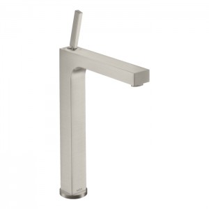 Axor Citterio Смеситель для раковины 280, на 1 отв., с донным клапаном, высокий, цвет: сталь