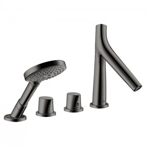 Axor Starck Organic Смеситель для ванны, термостатический, цвет: полированный черный хром