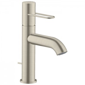 Axor Uno Смеситель для раковины 100, на 1 отв., излив 130мм, с донным клапаном, цвет: шлифованный никель