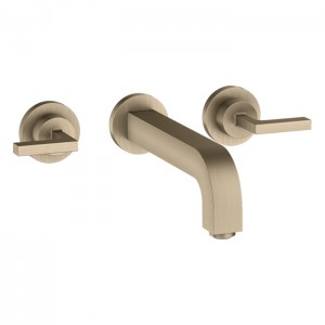 Axor Citterio Смеситель для раковины 222, встраиваемый, излив: 22.2см., ручка: рычаг, цвет: шлифованный никель