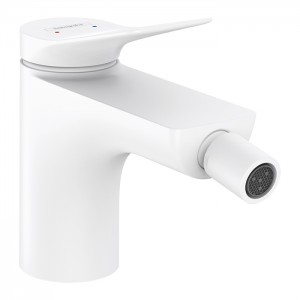 Hansgrohe Vivenis Смеситель для биде, на 1 отв., с донным клапаном, цвет: белый матовый Hansgrohe Vivenis Смеситель для биде, на 1 отв., с донным клапаном, цвет: белый матовый
