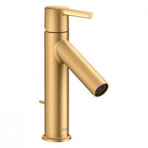 Axor Starck Смеситель для раковины 100, на 1 отв., с донным клапаном, цвет: шлифованная медь