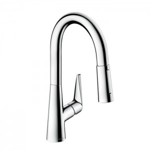 Hansgrohe Talis M51 Смеситель для кухни, на 1 отв однорычажный, поворотный излив 18.5см с вытяжным душем, 2jet, h15.2см, цвет: хром Hansgrohe Talis M51 Смеситель для кухни, на 1 отв однорычажный, поворотный излив 18.5см с вытяжным душем, 2jet, h15.2см, цвет: хром