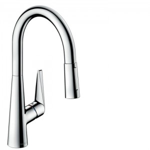 Hansgrohe Talis M51 Смеситель для кухни на 1 отв, поворотный излив: 21.3см с вытяжным душем, 2jet, h:18.5см, цвет: хром Hansgrohe Talis M51 Смеситель для кухни на 1 отв, поворотный излив: 21.3см с вытяжным душем, 2jet, h:18.5см, цвет: хром